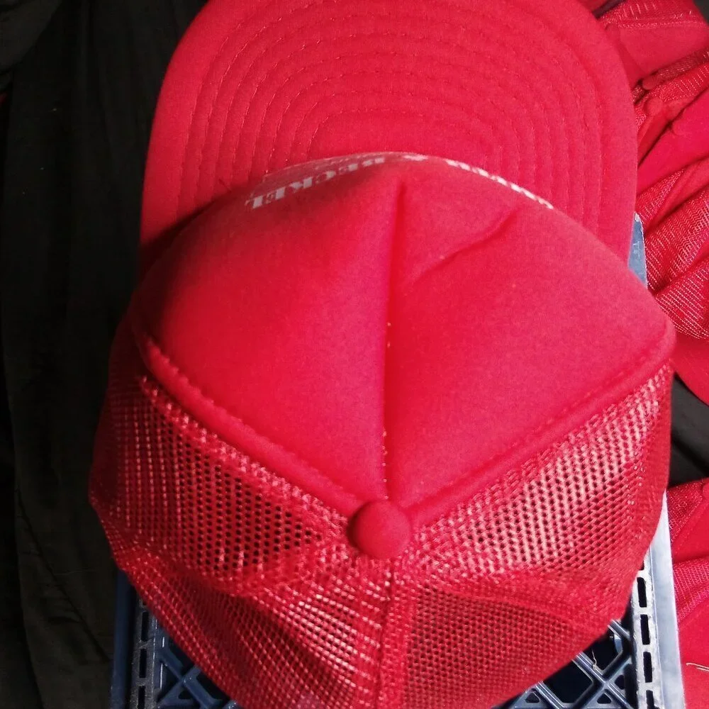 Deadstock Vintage Smith & Beckel Construction Snap Trucker Hat Cap